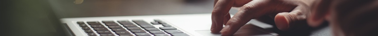 Person using laptop