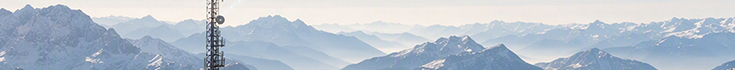 Image of mountain landscape with a communications tower