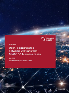 Open, disaggregated networks will transform MNOs’ 5G business cases