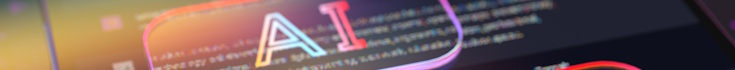 Abstract AI texting image