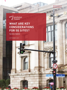 What are key considerations for 5G sites?