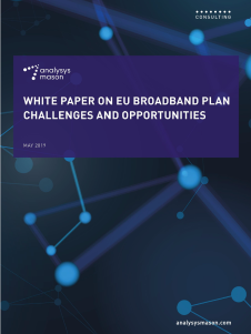 White paper on EU broadband plan challenges and opportunities