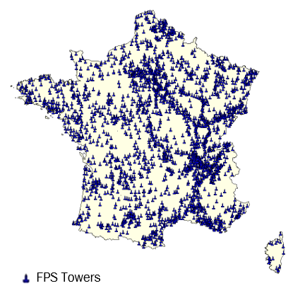 Site map of FPS Towers