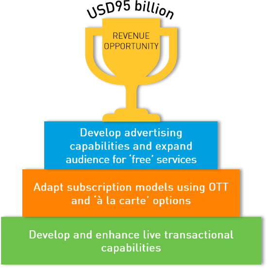 Key actions for operators and pay-TV providers that wish to capture the TV and video revenue growth opportunity