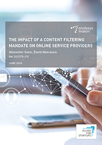 The impact of a content-filtering mandate on online service providers