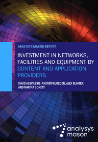 Content and application providers' Internet investment