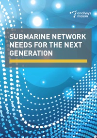 Submarine Network needs for the next generation